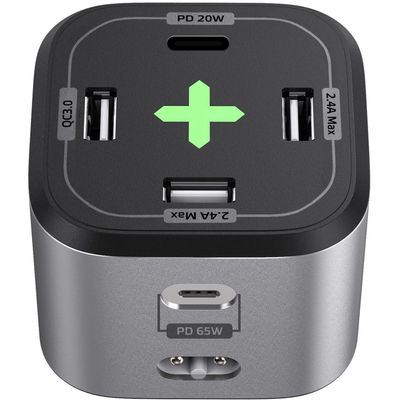 Power Station 65W 3xUSB-A 2xUSB-C PD