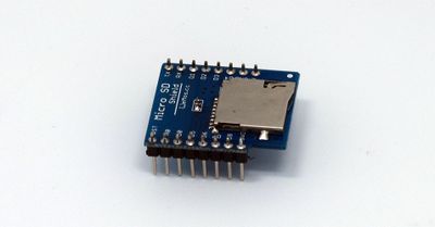 The MicroSD card reader for WeMos D1 Mini is a handy accessory that allows you to read and write data to a MicroSD card using your WeMos D1 Mini board