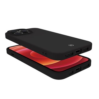 Cromo Soft rubber case iPhone 14 Pro Black