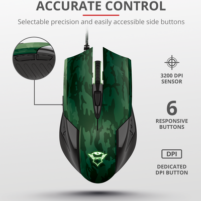 GXT 781 Rixa Camo Mouse & pad