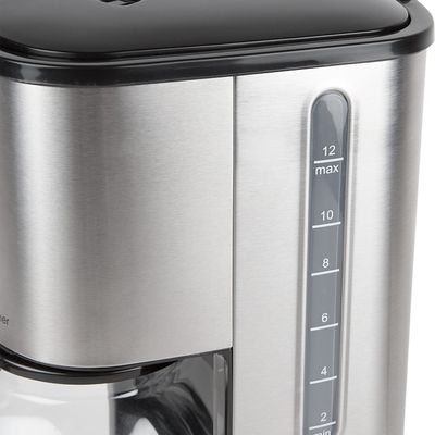 Kaffebryggare 12-koppar Digital Rostfri