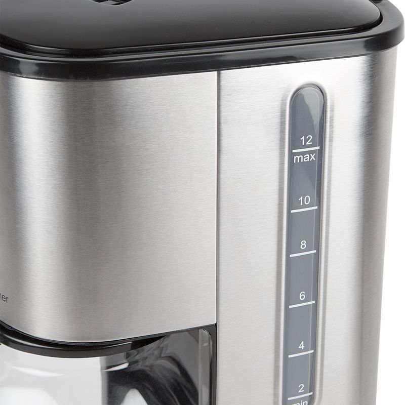 Kaffebryggare 12-koppar Digital Rostfri