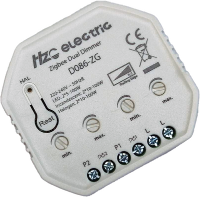 Smart krondimmer (2-kanals) ZigBee