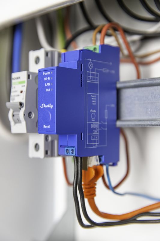 Shelly Pro 1 - WiFi och LAN kontaktor - 16A