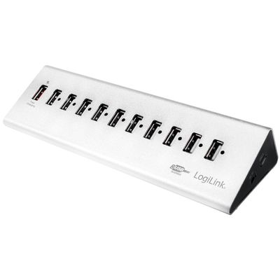 USB 2.0-hub 10+1 fast charge