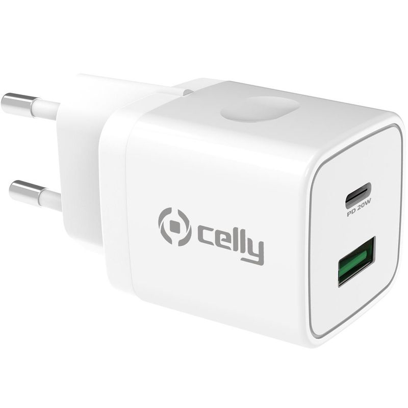 USB charger USB-C PD + USB-A 20W