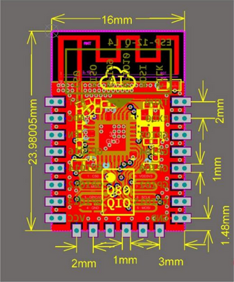 ESP-12F - ESP8266 WiFi Development Board