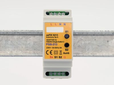 Din Adapter till Fibaro FGS-213 - med knappar