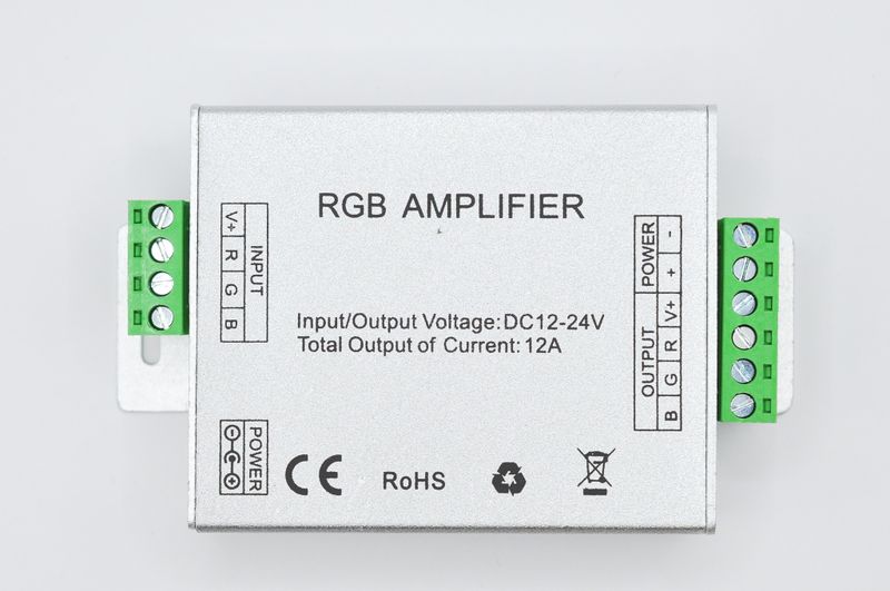 Förstärkare till RGB-lister på 12-24V