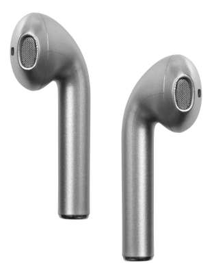 Headphones TWS Earbuds, silver