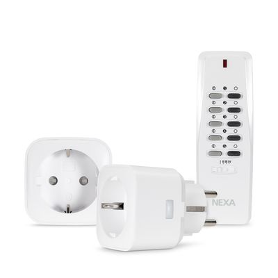 Plug in mottagare relä 2-pack mini