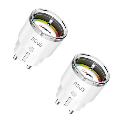 Smart plug med energimätning - Zigbee 2-pack