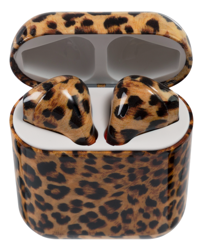 Hörlurar TWS Earbuds, leopard