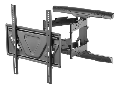 DELTACO Office, slim full-motion 3-way wall, 32"-70", 45kg, 200x200-40