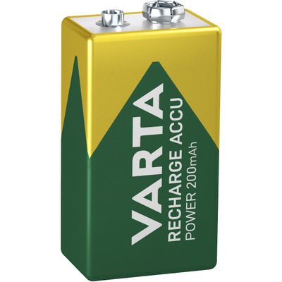 Laddningsbart batteri 9V 200 mAh 1-pack