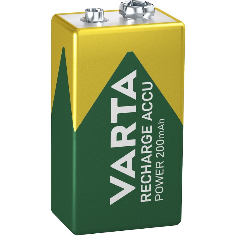 Laddningsbart batteri 9V 200 mAh 1-pack