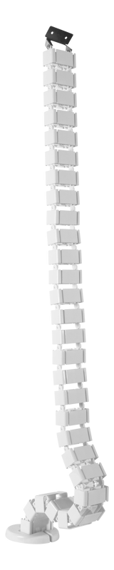 DELTACO Office, Spine Cable Organizer & Hider, White