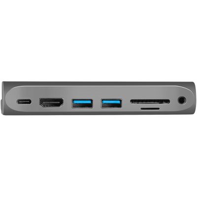 USB-dockningsstation iPad 7-port USB3.2 Alu
