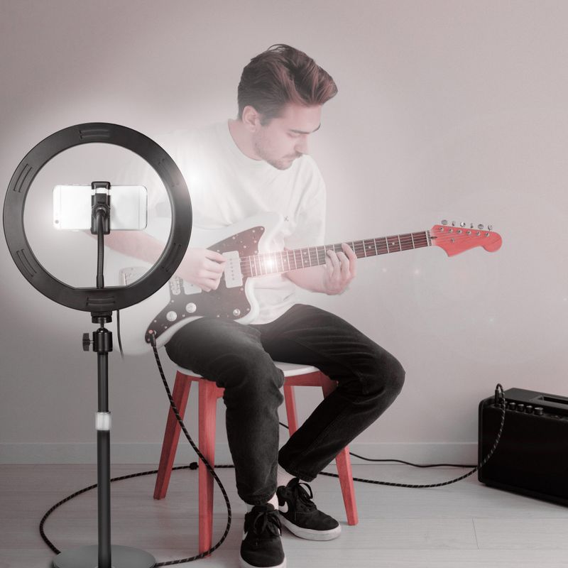 Ring light för smartphone Ø25cm m bordsstativ