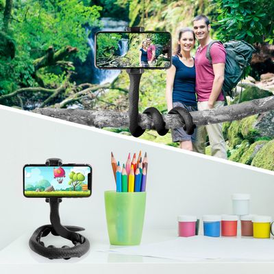 Snake Flexibel selfie-stick Svart