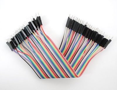 Breadboarding Premium Male/Male Jumper Wires - 40 x 6" (150mm)