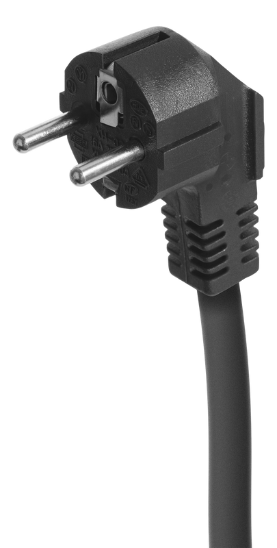 e-Charge laddkabel, Schuko till typ 1, 1 fas, 3,6KW, 5m, svart