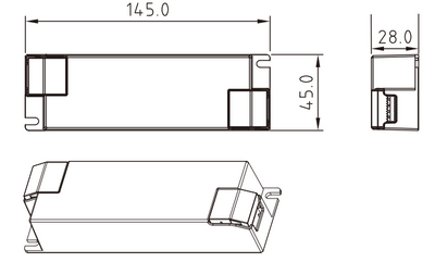 NFC Dimbar 36W LED-Drivdon med ZigBee Kontroll