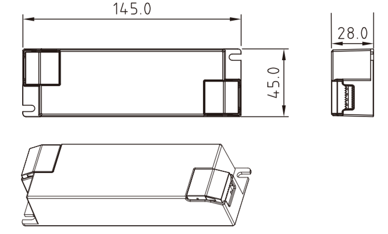 NFC Dimbar 36W LED-Drivdon med ZigBee Kontroll