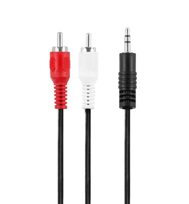3,5mm - 2 RCA Hane-Hane 5.0m