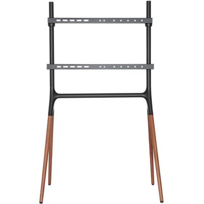 Golvstativ till TV 49-70" Svart/Valnöt