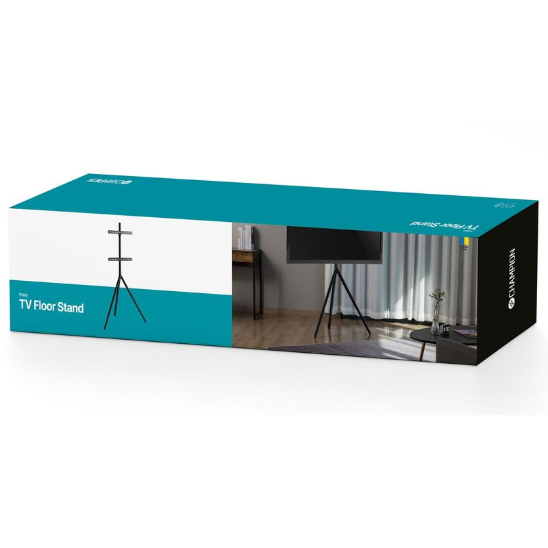 Floor-standing TV mount