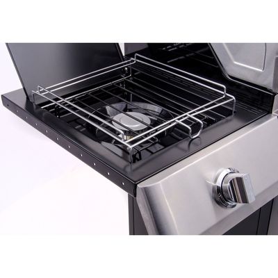 Stekplatta i gjutjärn inkl stativ