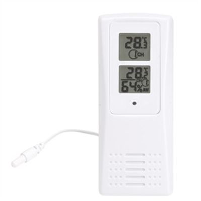 Indoor and Outdoor Thermometer with Humidity - Climate Sensor Thermo/Hygro
