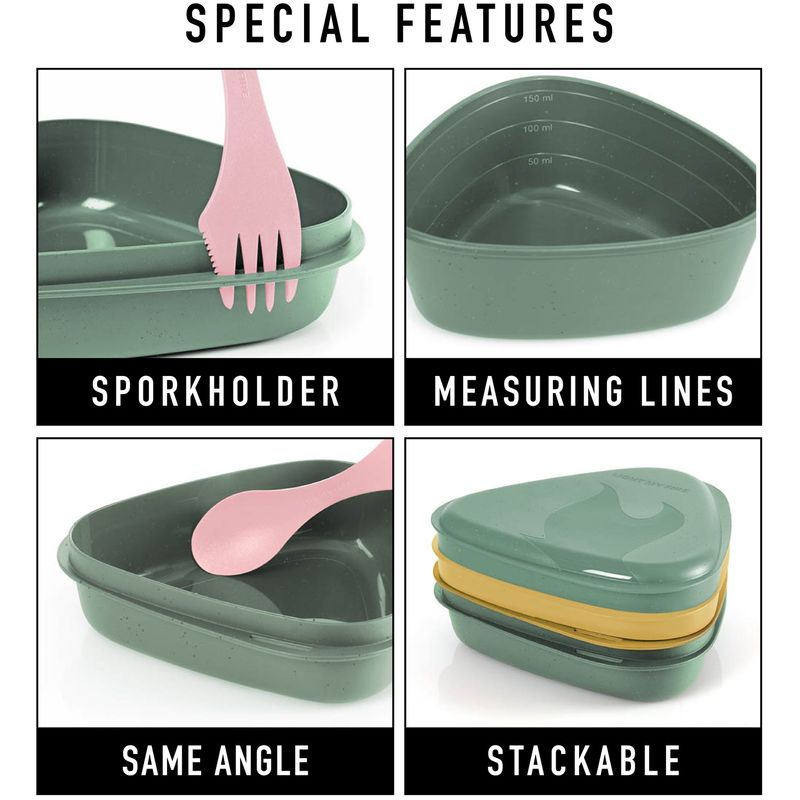 LunchKit 6pcs Sandy Green