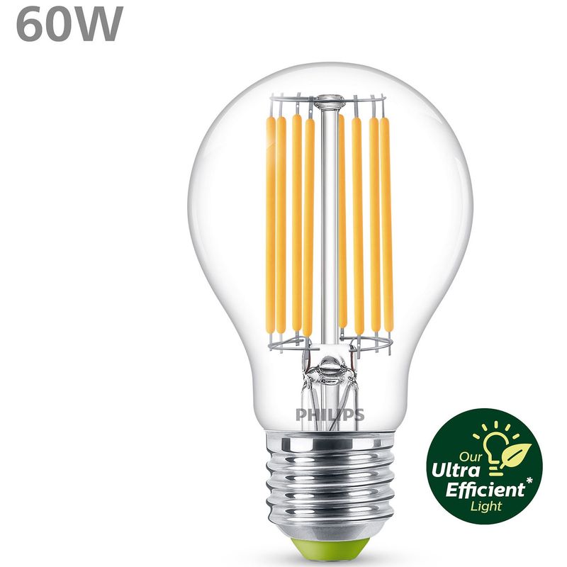 LED E27 Normal 60W Klar 840lm Energiklass A