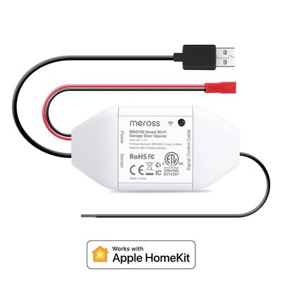 Smart garageportsöppnare med stöd för Homekit