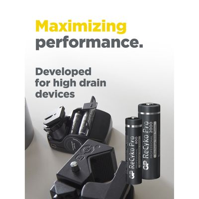 ReCyko Pro AAA-batterier 800mAh 4-pack