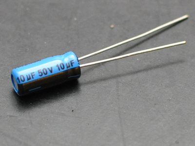 10uF 50V Electrolytic Capacitors - Pack of 10