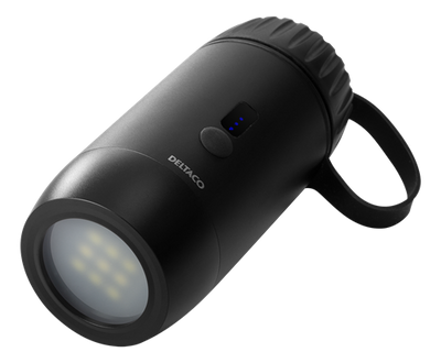 Powerbank 15 000mAh - IP67 med ficklampa