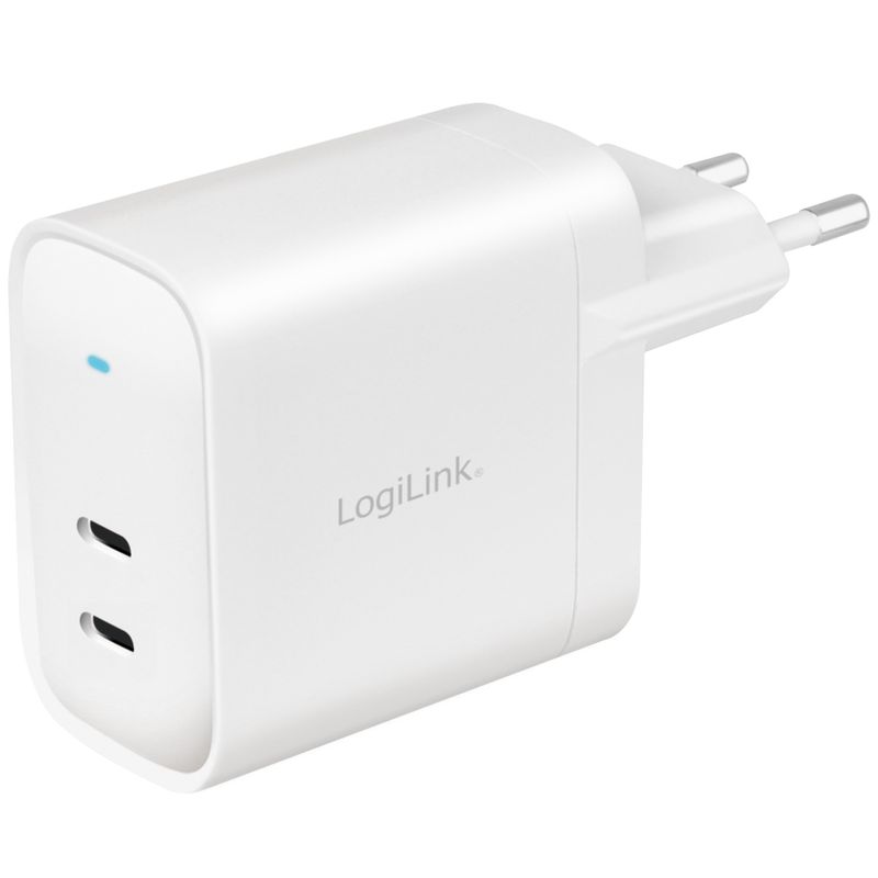 USB-laddare 2 x USB-C PD 40W GaN