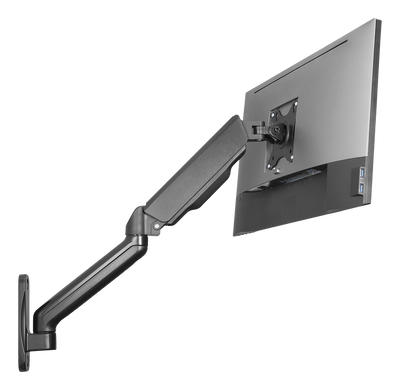 DELTACO Office, Singel wall, gas spring, 17"-32",2-9kg,75x75-100x100DE