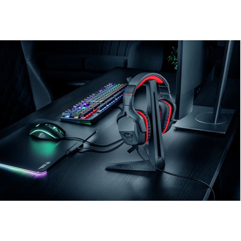 The GXT 260 Cendor Headset stand is the perfect solution to keep your gaming headphones organized and within reach. With its sleek and modern design,