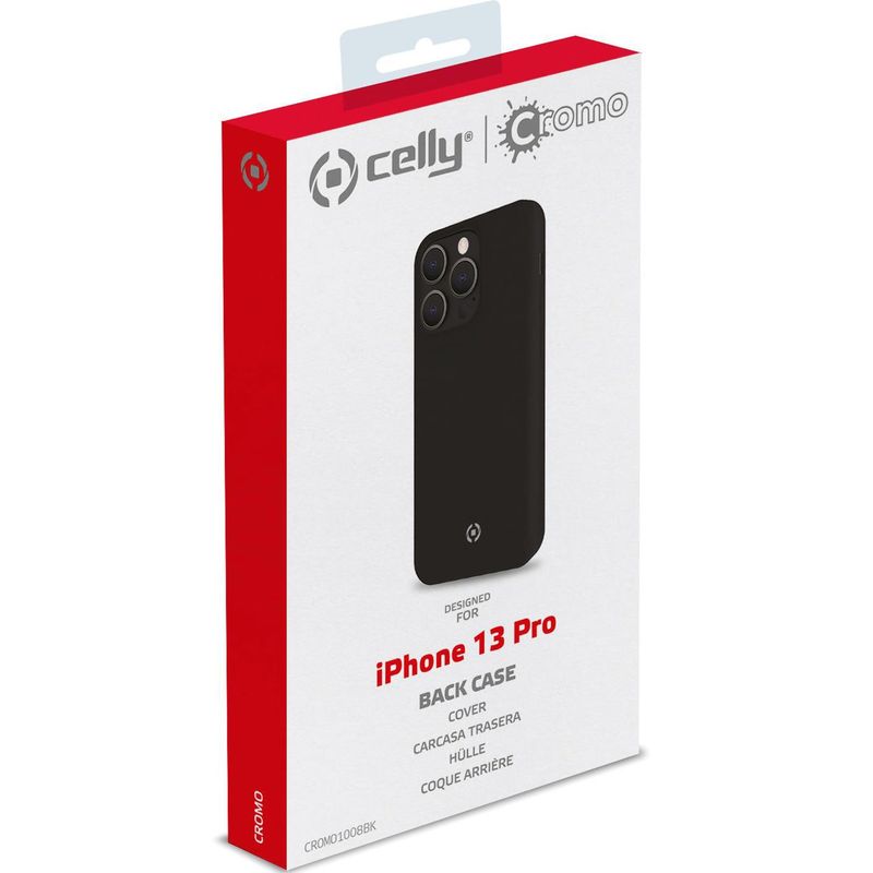 Cromo Soft rubber case iPhone 13 Pro Svart