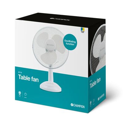 Bordsfläkt 30cm Vit