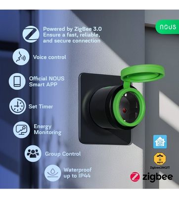 Nous A6Z ZigBee Utomhus Smart Uttag