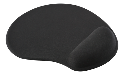 DELTACO OFFICE Ergonomic mouse pad with gel, black