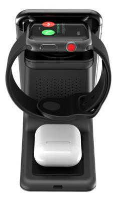 3-i-1 trådlös laddare