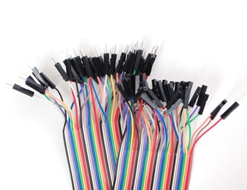Breadboarding Premium Female/Male 'Extension' Jumper Wires - 40 x 12" (300mm)