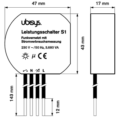 Power switch S1