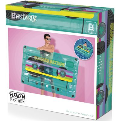 Air mattress 1.74m x 1.17m Retro Beats